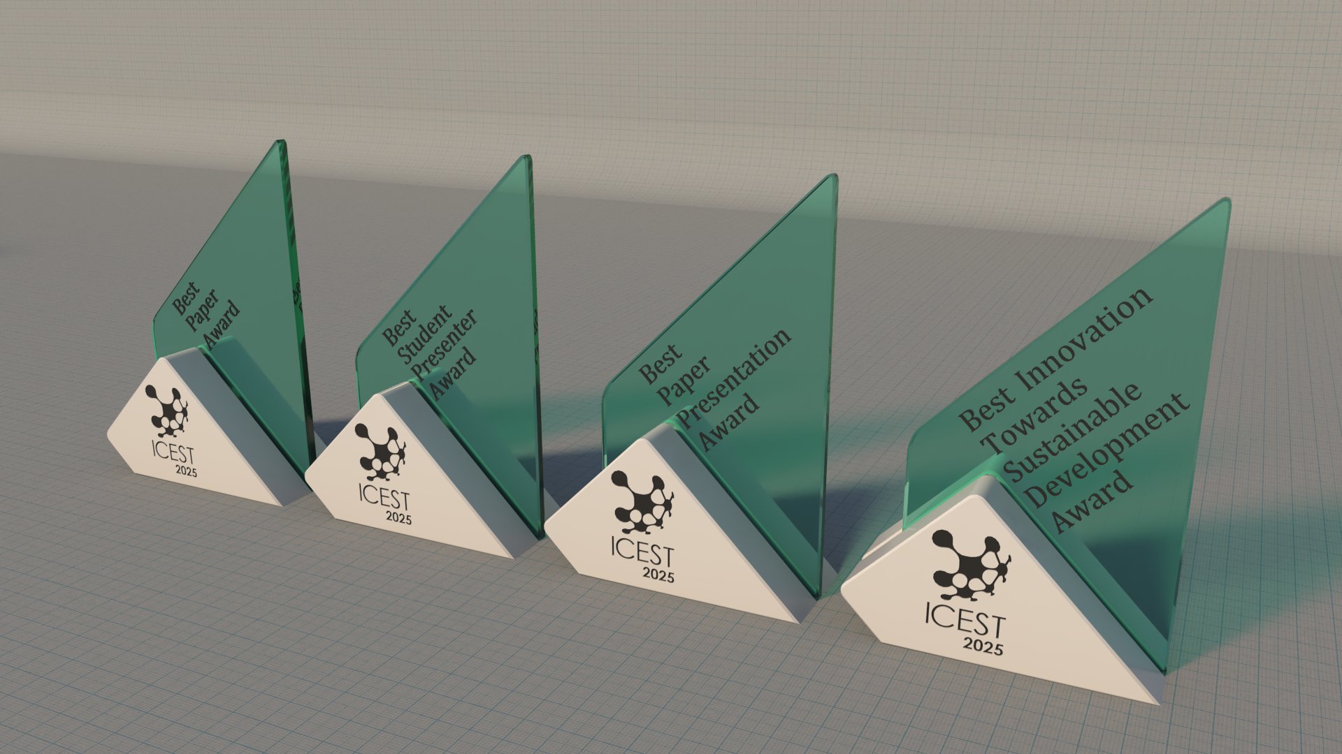 ICEST 2025 award designs